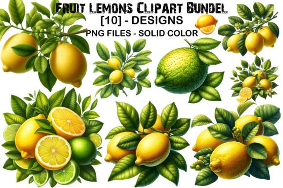 Download Fruit Lemons Clipart Bundel - Premium Bundle