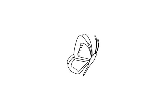 Download Butterfly Bright Design Outline - Bright design Collection