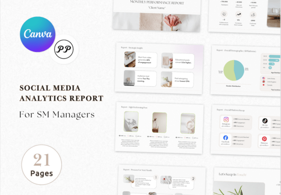 Download Social Media Analytics Report Template - Social media analytics Collection