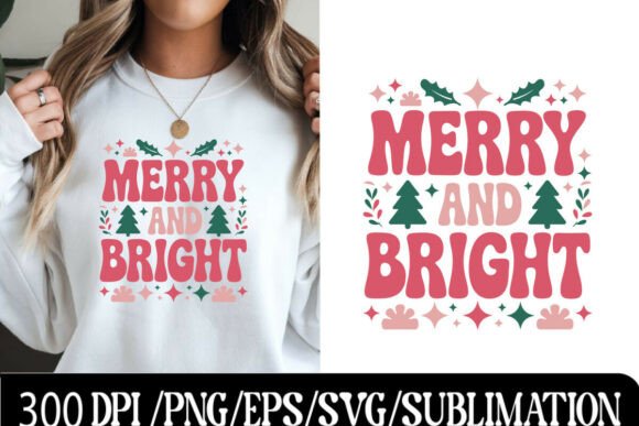 Download Retro Merry &amp; Bright Design - Bright design Collection