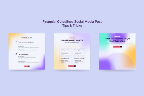 Download Colorful Financial Advice Social Kit - Social kit Collection